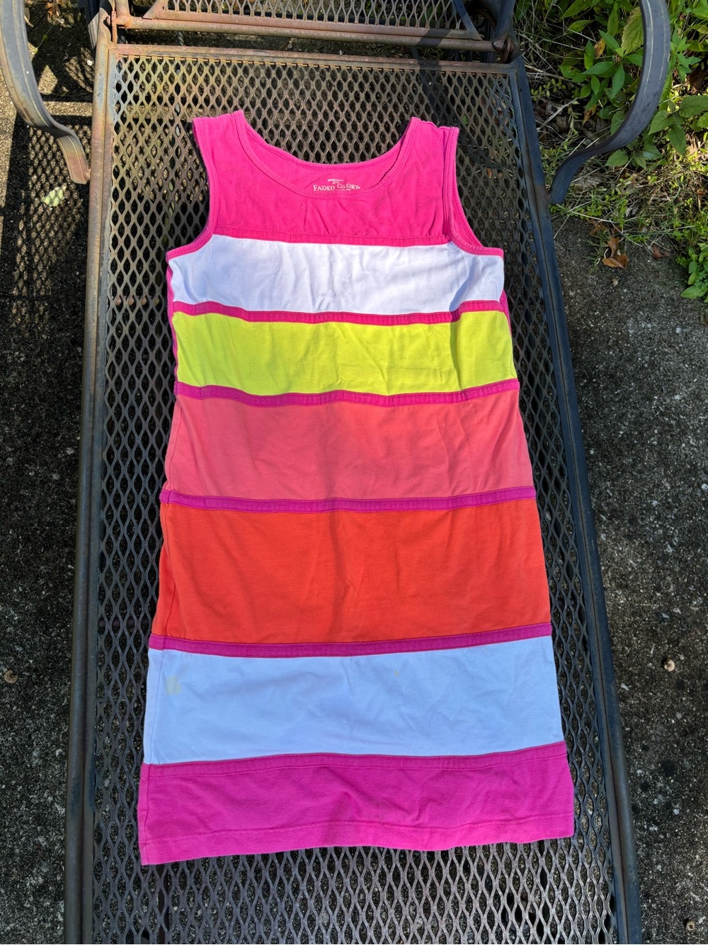 Faded Glory Multi-Stripe Tank or Dress